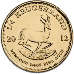 [11615] Krugerrand 1/4oz Gold Coin 2012