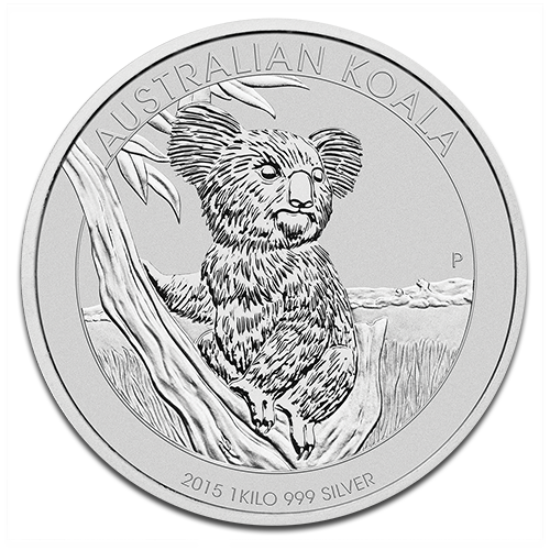 [20182-1] Koala 1kg Silver Coin 2015 margin scheme